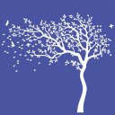 Huge Tree Wall Decals Removable Nursery Mural Sticker White Tree Wall Decal