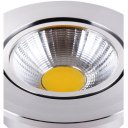LED Light COB Ceiling Light Downlight High-gloss Silver Warm Light 5W