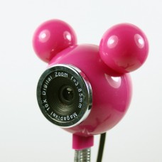 Mickey 5.0 MP USB PC CAMERA WEBCAM Led Light Cooler Fan