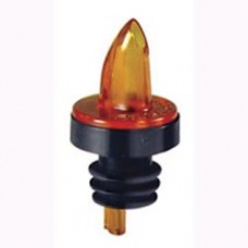 Stubble Pourer Medium Flow  W/ Collar (12/pk) AMBER