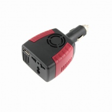 12V DC to 110V/220V AC Car Inverter Charger Adapter 150W with 5V USB Port