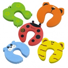 Cartoon U shaped door stop random color