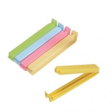 Plastic bags sealed folder preservation food bags sealed folder seal clip 5 pcs color randomly