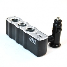 Vehicle to extend the 3 +1 line cigarette lighter splitter