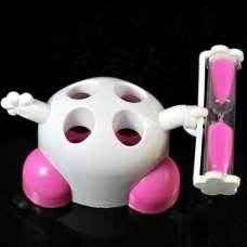 Hourglass timing Toothbrush Holder