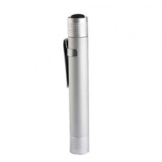 XT-7119 3W Mini Aluminum LED Flashlight Torch Light 1XAAA Silver