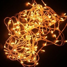 Christmas Tree Wedding Party Yellow LED Light 10m w/ End Plug 110V