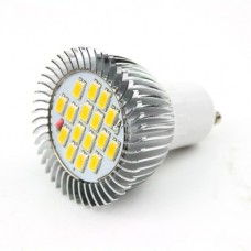 SMD 5630 GU10 LED Spotlight warm White Bulb Light 6W 16leds 220V High Efficiency