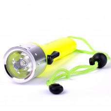 LED Light Underwater Diving Shallow Flashlight Torch Lamp Waterproof Brightness