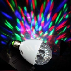 Crystal Ball Stage Lights Led E27 RGB Rotating Lamp For Party Disco DJ Bar