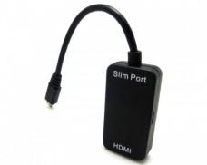 Microusb Slimport to Hdmi Full Hd / 1080p / 3d Adapter for Lg E960 Mako Google Nexus 4