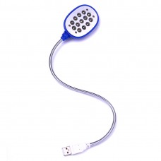 Super Bright 13 LED USB Port Flexible Light for Laptop PC