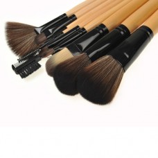 High-grade nylon hair black bag original wooden handle -15pcs