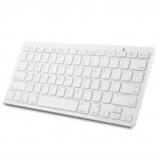 Universal Ultra Slim Bluetooth 3.0 Wireless Keyboard for 9-10 Inches Tablet White