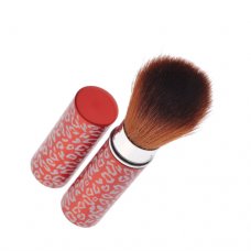 Makeup Retractable Red Leopard Blush Powder Brush Adjustable Cosmetic