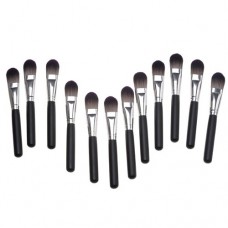 Black Handle Black & Gray Brush Big Powder Brush