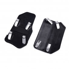 Sports silvery and Black Non-Slip Pedal Universal Automatic Series kit Pad Cover