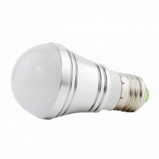 e27 3w screw base led light lamp lighting bulb new---cold color