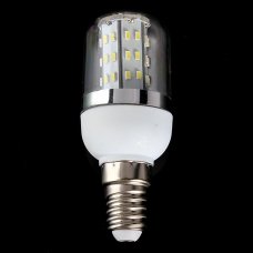 E14 3W 390LM Pure White 48 SMD 3014 LED Corn Light Bulbs 85-265V