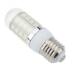 E27 5W 500LM 36 SMD 5050 Pure White LED Corn Light Bulbs AC85-265V