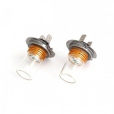 2PCS 7W White H7 SMD LED Car Signal Foglight Day Running Light Bulb Lamp DC 12V