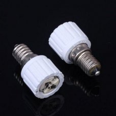 1x New E14 to MR16 Socket LED Halogen CFL Light Base Converter Extend Adapter