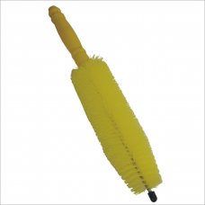 Yellow Wheel Tire Rim Brush Wash Cleaner for Vehicle Car