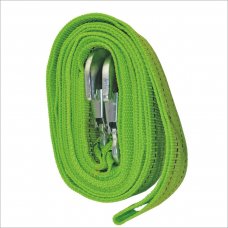 ZY-108 3 Ton Nylon Heavy Duty Car Tow Rope w/ Double Hooks - Green (4m)