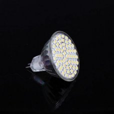 MR16 60-LED SMD 3528 Downlight Lamp Bulb Pure White 110V 4W For Decoration Home 