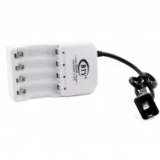 Automatic Charger with EU Plug for 4 AA/AAA Ni-MH Ni-Cd Rechargeable Battery with US/EU plug