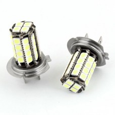 2PCS H7 36 LED 5050 SMD White Fog Driving Headlight Bulb Light DC 12V for Car