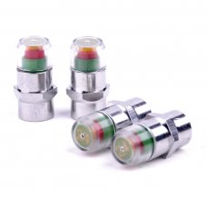 Tire Valve Cap with Pressure Indicator Air Alert Tire Valve Cap