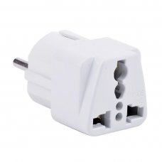 EU to UK / AU/ US Power Plug Converter Adapter with safety shutter