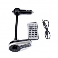 Bluetooth Handsfree Car Kit LCD for mobile phones FM transmitter black