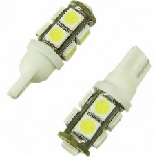 2X Car White T10 9-LED Wedge Light Corner Signal Tail Park Bulb 5050-SMD W5W 194