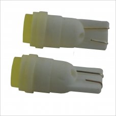 T10 1W 20~25lm LED White Light Car Clearance Lamp - (2 PCS / 12V)