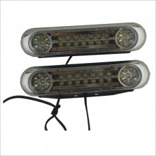 Car Auto 28 White LEDs Daytime Running Day Light Driving Head Lamp 2Pcs