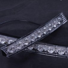 2x 9-LED Daytime Running Light DRL Daylight Pure White for Audi BMW Long Life