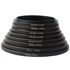 Camera Lens Filter Adapter Rring Standard Universal Rubber Lens Hood  