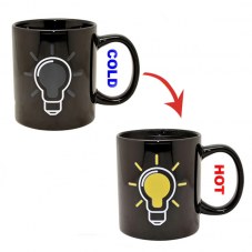 Magic Bulb Discoloration Ceramic Coffee Mug Heat Sensitiv