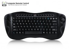 Computer Remote Control – Mini Wireless Keyboard with Trackball