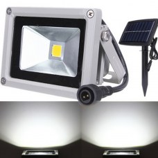 10W Solar Power LED Flood Night Light Garden Spotlight Waterproof Outdoor Lamp