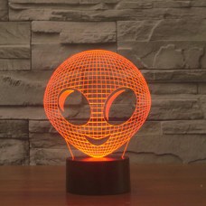 3D Night Lamp Colorful Alien Shape Touch Control Light 7 Colors Change USB LED