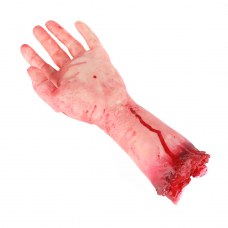 Halloween Broken hand Props Bloody Latex Horror Scary Prop Fake Severed Arm Hand