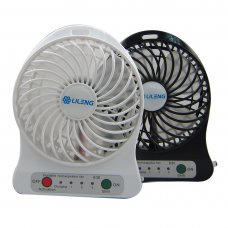 830 Desktop Fan USB Charging&Lithium Battery Power Supply 3 Speeds Mini Portable Fan