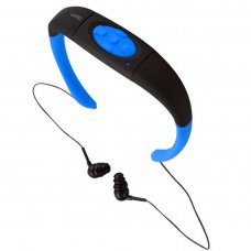 Sport Waterproof Earphone Mp3 Player Headset Music Player 8GB Memory for Swimming Surfing Blue