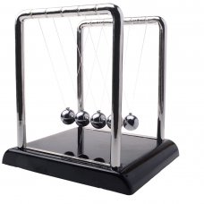 Newtons Cradle Balance Ball Small Size Silver