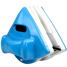 Magnetic Window Cleaner Double Side Glass Wiper Cleaner  Blue