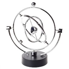 Newtons Cradle Balance Ball Large Size Round Silver