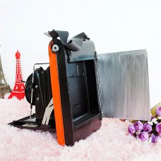 Creative Home Decoration Iron Model Knick-knacks Vintage Camera Model Black